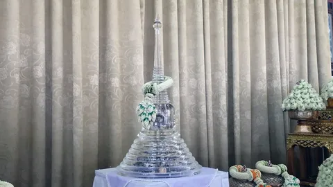 วัดป่าบ้านตาด แจงเก็บอัฐิธาตุ "หลวงพ่อสุดใจ" ใส่เจดีย์แก้วบนศาลาหน้าวัด