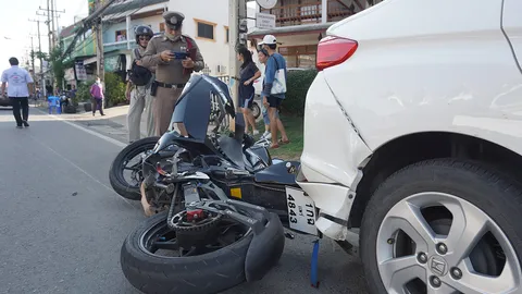 บิ๊กไบค์มาเร็ว ชนลุงข้ามถนนที่แพร่ กระเด็นขาหักผิดรูป เจ็บสาหัสทั้งคู่ 