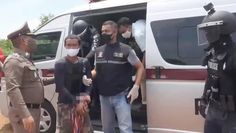 ฝากขังด้วยวิดีโอ ไอ้แววอ้างฆ่าเผา 2 โจ๋ เพราะรุมโทรมเมียจนเสียสติ 