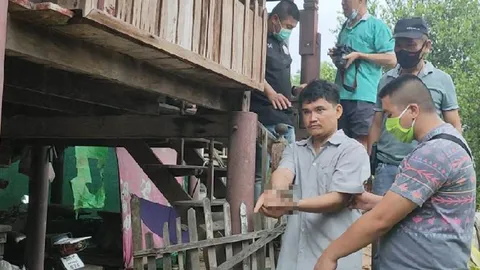 ลูกคลั่งใช้ขวานจามหัวพ่อ ลากศพไปทิ้งข้างบ้าน เหตุเปิดวิทยุเสียงดัง 