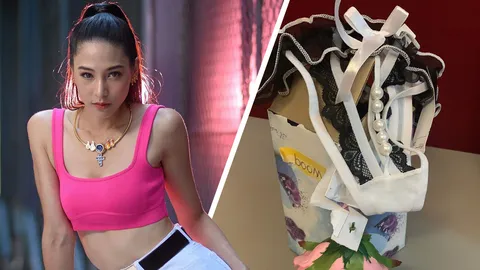 บูม สุภาพร สุดช็อก รู้สึกถูกคุกคาม เจอแฟนคลับส่งกางเกงในประหลาดมาให้