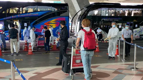 คนไทยจากญี่ปุ่นกลับมาอีก 1 เที่ยวบิน 110 คน พบ 7 คนไข้สูงต้องส่งรพ. 