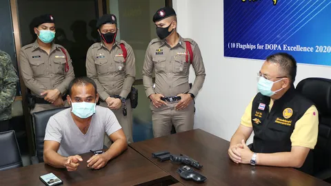 หนุ่มสุราษฎร์เดือด ชาวบ้านบุกลักหอยเลี้ยงในคอก ขอร้องไม่ฟังเลยยิงปืนขู่ (คลิป)