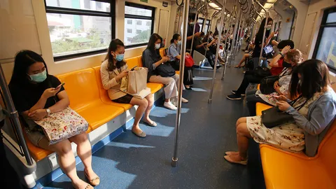 กรมรางฯ เล็งชง ศบค.ผ่อนปรน นั่งรถไฟฟ้าติดกันได้ รับปริมาณคนช่วงเปิดเทอม