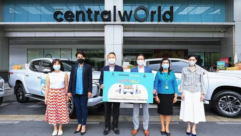 เซ็นทรัลฯ จับมือพาร์ทเนอร์ จัดคาราวาน “รถปันสุข” มอบสิ่งของแก่ผู้ได้รับผลกระทบโควิด-19