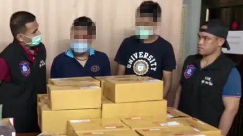 รวบ 2 หนุ่ม เปิดเฟซฯค้าใบท่อม ยึดของกลางกว่า 42 กก. แพ็กส่งทั่วไทย