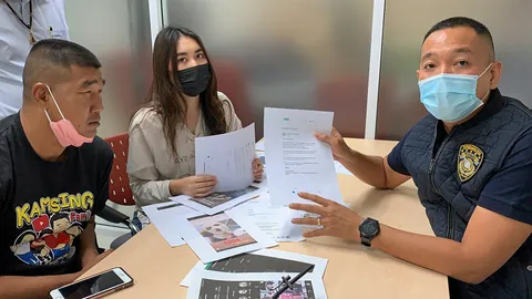 สมรักษ์พาลูกสาวแจ้ง ปอท.ถูกแฮ็กไอจีแล้วเรียกเงิน