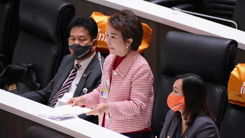 ส.ส.ก้าวไกล เหน็บ รบ.คนหน้าเดิม เพิ่มเติม "คนพายเรือให้โจรนั่ง" 