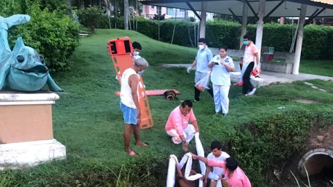 พระบิณฑบาตตี 5 ครึ่ง ถูกรถชนดับ เช็กวงจรปิด ล่าตัวไอ้ตีนผี