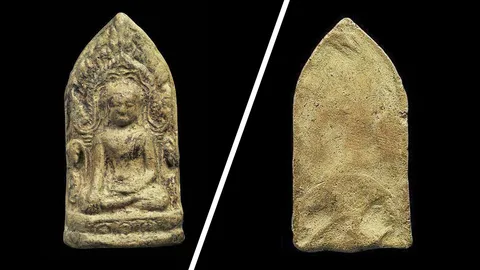 พระลือโขง กรุสันกู่เหล็ก องค์งามสภาพสมบูรณ์ ราคาค่าความนิยมอยู่ที่หลักล้าน