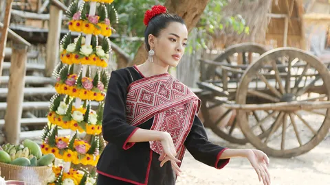 “จูน” สวมบทขะจ้ำผีฟ้า วาดลวดลาย ฟ้อนบูชาพญาแถน ใน “ปอบผีเจ้า” ภาคสอง