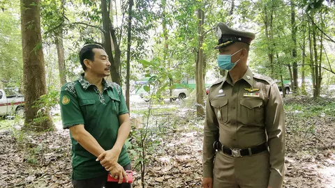 หน.สถานีเพาะชำฯ เข้าพบ ตร.ศรีสะเกษ ถอนแจ้งความ 3 ชาวบ้านเก็บเห็ดแล้ว