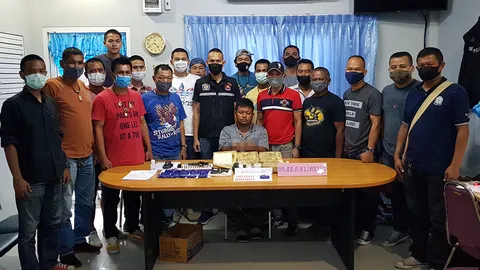 รวบ "บังโหลด" ค้ายารายใหญ่บ้านแหลม พร้อมของกลาง เพิ่งพ้นคุกไม่ถึงปี 