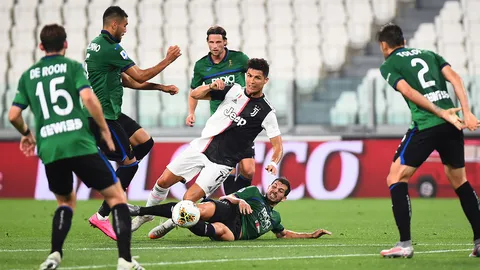 โด้เบิ้ลโทษ ยูเวนตุส เกือบพังไล่เจ๊า อตาลันตา ท้ายเกม 2-2