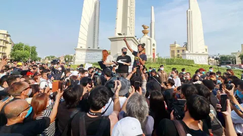 ตำรวจยืนยัน "ไม่มีชายชุดดำ ไร้การคุกคาม" เยาวชนปลดแอก