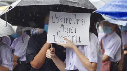 ม็อบนักเรียนกลุ่มเกียมอุดมฯ ขอแสดงจุดยืนต้านรัฐบาล พร้อมเรียกร้อง 3 ข้อ