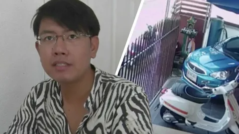 "บอล ธนวัฒน์" โวยเจอ ตร.ดักหน้าบ้าน ขวางไม่ให้ไปมอบตุงสามหางแก่นายกฯ