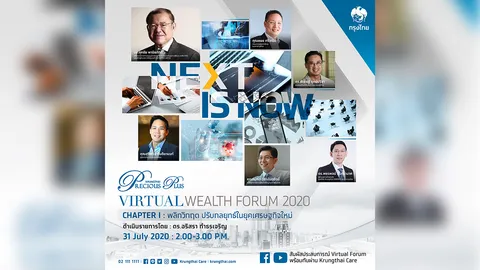 Krungthai Precious Plus presents “NEXT IS NOW : พลิกวิกฤต ปรับกลยุทธ์ในยุคเศรษฐกิจใหม่”