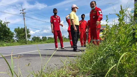 หนุ่มซิ่งเก๋งชน นร.สาว 14 ที่ลพบุรีตายคาที่ ลากจยย.ไป 300 เมตรจนไฟไหม้