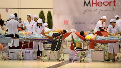 รวมใจภักดิ์ รักแม่แห่งแผ่นดิน บริจาคโลหิตถวายเป็นพระราชกุศล