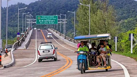 กรมทางหลวงชนบทสร้างทางเชื่อมทะเล เกาะลันตา-ทะเลสาบสงขลา