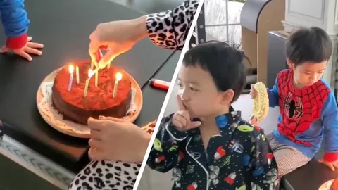 ชมพู่ ทำเค้กวันเกิดให้ น็อต สุดฮา สายฟ้า บอก พายุ "อย่าอ้วกน้า" (คลิป)