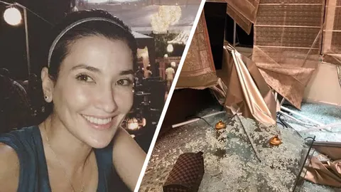 สุดช็อก อดีตนางเอก แองจี้ อพาร์ตเมนต์ที่เมืองเบรุต เลบานอน โดนระเบิด