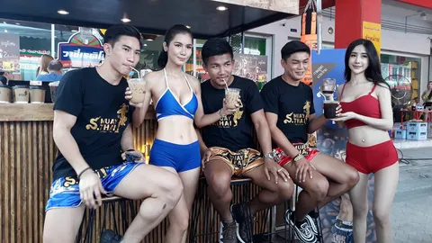 "น้องแน๊ต" นำทัพ ควง 3 ยอดมวยไทย โชว์ชงกาแฟ ส.มวยไทย