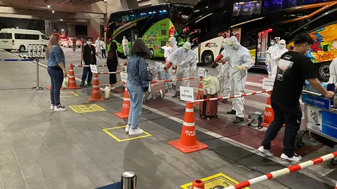 524 คนไทยและชาวต่างชาติกลับจากประเทศเกาหลีใต้ ไต้หวัน มีไข้สูง 7 ราย