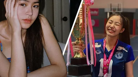 ส่อง 8 ภาพสดใส “น้องแพร” นางฟ้าลูกยางไทยวัย 17