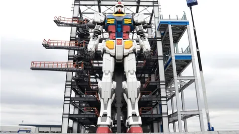 หุ่น Gundam ขนาดเท่าของจริงประกอบเสร็จแล้ว เตรียมเปิดให้บริการตุลาคมนี้