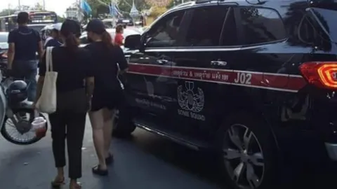 ตร.แจง เครื่องมือที่ใช้ในพื้นที่การชุมนุม อุปกรณ์ยิงโดรน-รถสนับสนุนการสื่อสาร