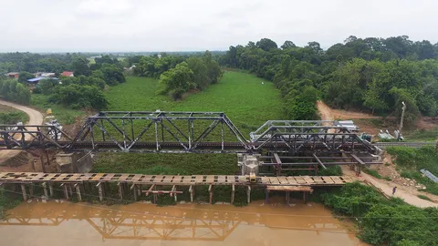 รฟท.บูรณะสะพานรถไฟข้ามแม่น้ำแควที่พิษณุโลก สร้างสมัยสงครามโลกครั้งที่ 2