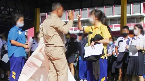 โต้โซเชียล ครูง้างมือ ไม่ได้จะตบเด็ก ทำความเข้าใจ เชิญไปทำกิจกรรมนอกโรงเรียน