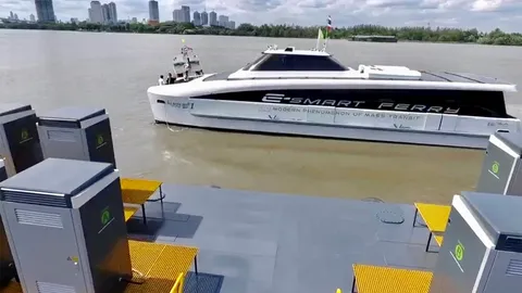 เรือไฟฟ้าคลองผดุงฯเสร็จ พ.ย.นี้ เริ่มบริการ ธ.ค.ค่าโดยสาร 10 บาท