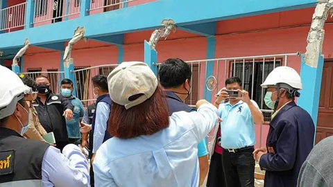 หอพักทรุด