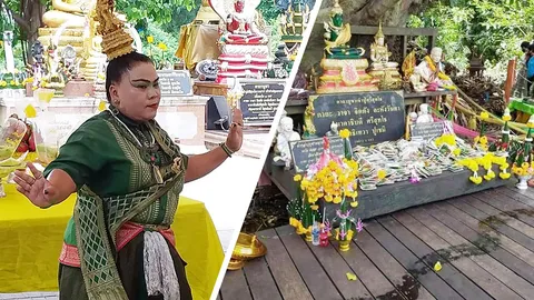 เชื่อรอย "พญานาค" หน้าต้นมะเดื่อยักษ์ คำชะโนด จ้องมือ "นาคน้อย" หาเลขเด็ด 