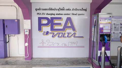 PEA Volta สถานีอัดประจุไฟฟ้าของ PEA
