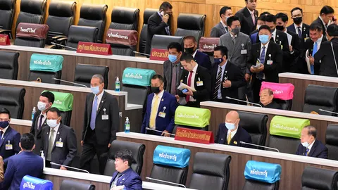กดดัน 17 ส.ส.พรรคร่วมรัฐบาล ถอนชื่อ ล่มญัตติพรรคก้าวไกล ปิดสวิตช์ ส.ว.