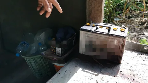 ถูกฟ้าผ่า หนุ่มระยองดับสลด นั่งอยู่ใกล้แบตเตอรี่รถยนต์ ช่วงฝนตั้งเค้า