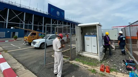 “บุรีรัมย์” สั่งเช็กไฟสนามด่วน หลังกรณี “ท่าเรือ” ไฟดับ พร้อมแท็ก #เชื่อป้า