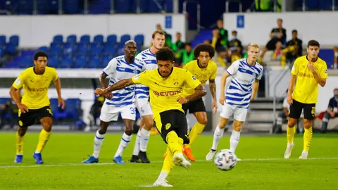 ซานโชยิง-จ่าย "ดอร์ทมุนด์" บุกยำดุยส์บวร์ก 5-0 ลิ่วรอบ 2 เดเอฟเบฯ