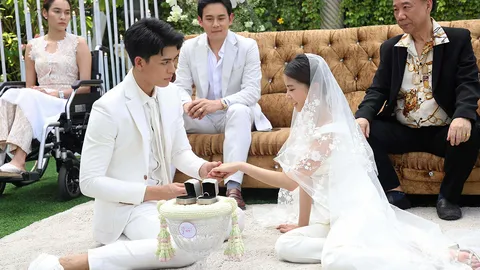 “จอส” ควง “ฝน” แต่งงานสานรัก ดับไฟแค้นลาจอ ในละคร “ไฟสิ้นเชื้อ”