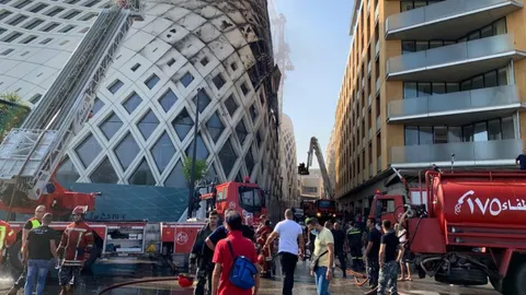 ชาวกรุงเบรุตระทึกอีก หลังเกิดไฟไหม้ซ้ำสองในรอบไม่ถึงเดือน