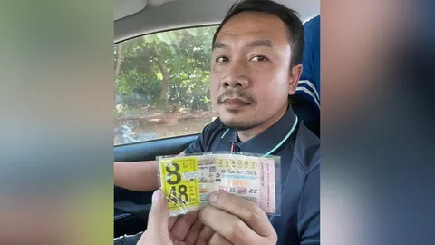 หนุ่มโสดวัย 37 ปี ดวงสุดปัง ถูกรางวัลที่ 1 จำนวน 8 ใบ รวยเละ 48 ล้าน