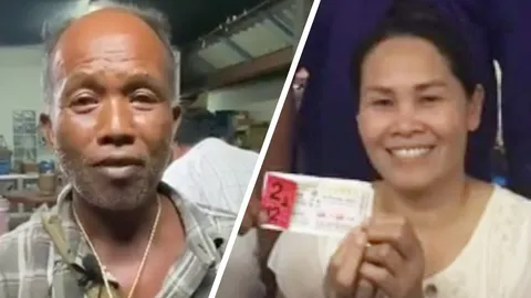 2 เศรษฐีใหม่ "ชาวนา-แม่ค้าส้มตำ" ถูกหวยรางวัลที่ 1 รับไปคนละ 12 ล้าน