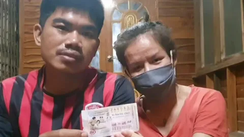 ลูกในท้องให้โชค สาวสุดเฮง ถูกลอตเตอรี่รางวัลที่ 1 รับเงิน 6 ล้านบาท