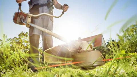 เตือนภัย เครื่องตัดหญ้ากระทบหิน เศษเหล็กกระเด็นพุ่งฝังในตา เสี่ยงตาบอด