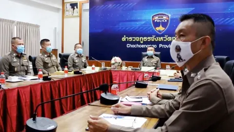 ผบช.ภ.2 ลงแปดริ้ว ตามคดีรุมยำผู้กองปูเค็ม สั่งปราบตู้สล็อต-แก๊งอิทธิพล