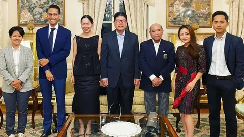 ธานี ทองภักดี และภริยา จัดงานเลี้ยงขอบคุณสื่อมวลชนไทยในกรุงวอชิงตัน ดี.ซี.